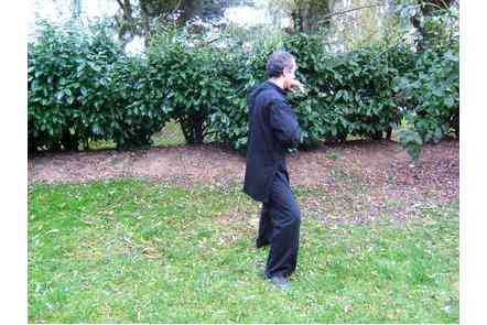 Ramener jambe gauche