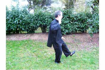 Pas &agrave; gauche, Pousser paume droite