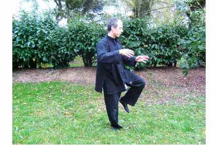 Jouer de la guitare &agrave; droite