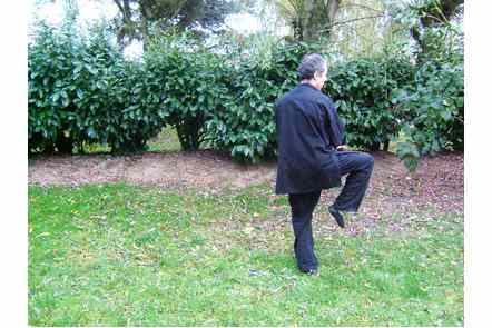 Donner coup de talon droit