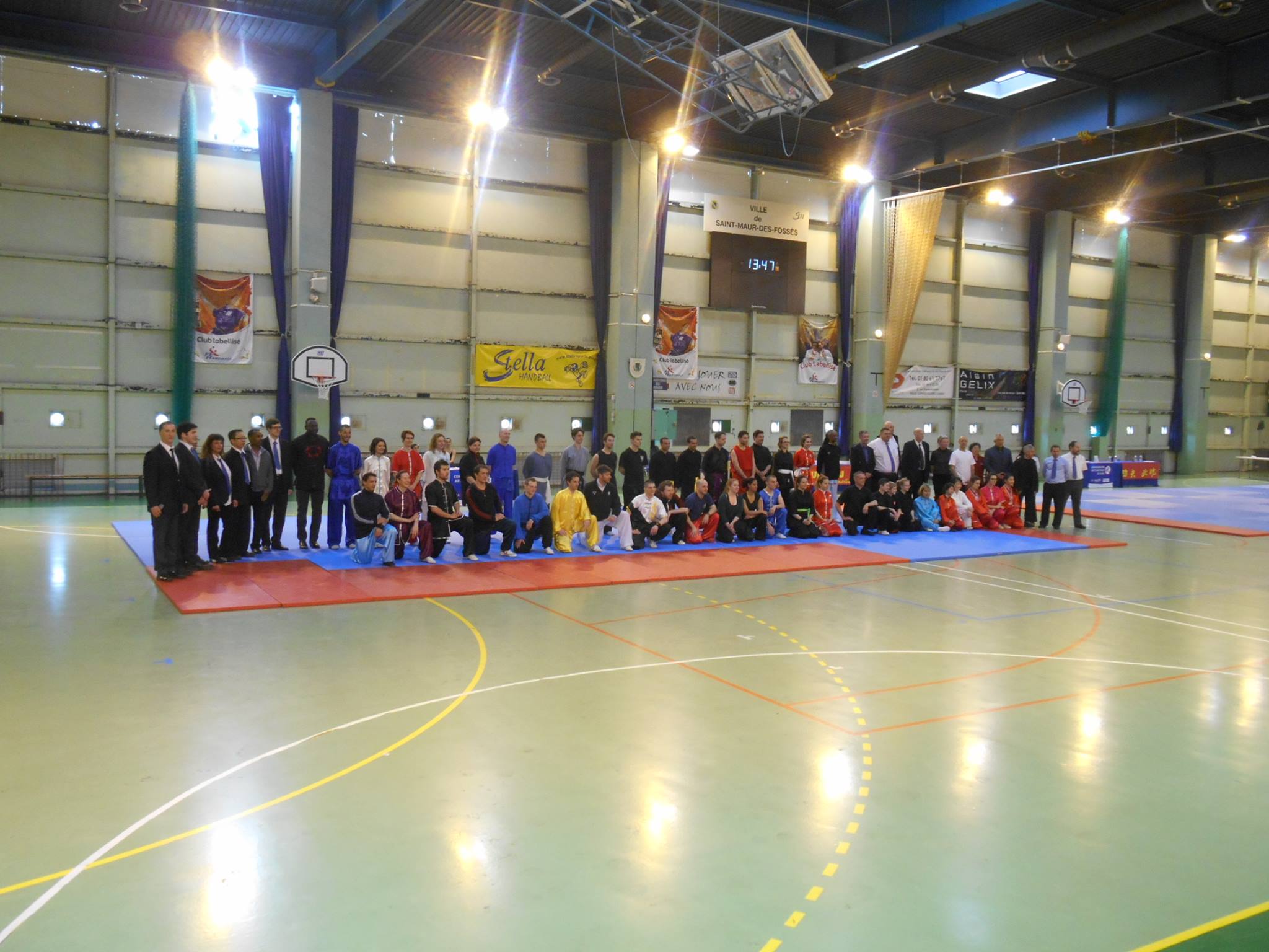 Le groupe Cadets et Adultes des participants  la Coupe de France 2014