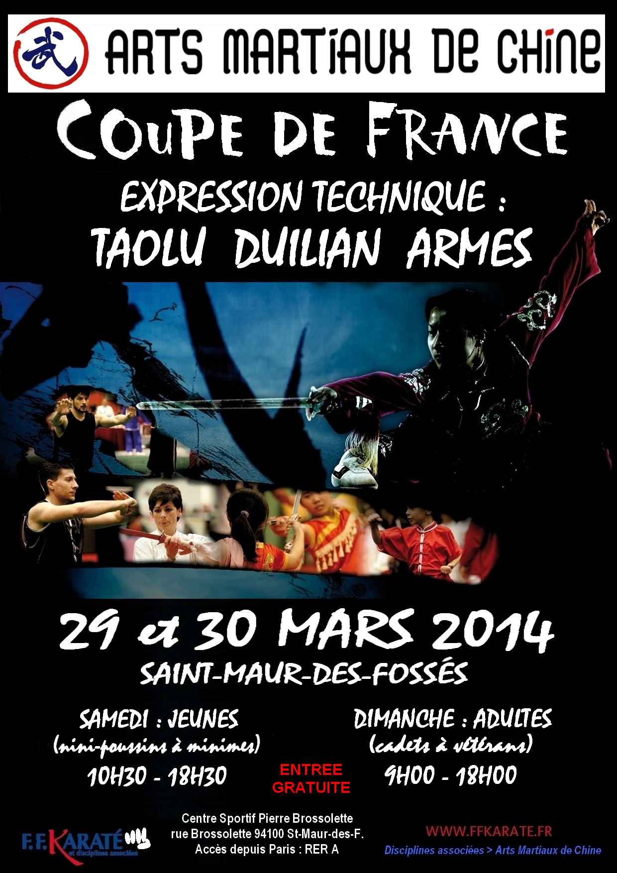 Coupe de FRANCE deTaolu 2014