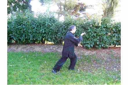 Arrondi main gauche, piquer main droite