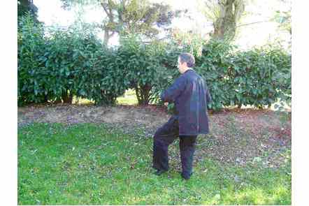 Pivoter sur pied droit