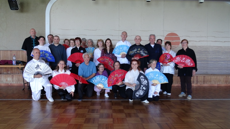 Tai Chi Fain ventail  Plrin le 14 mai 2016 avec Bertrand GAGNEUX