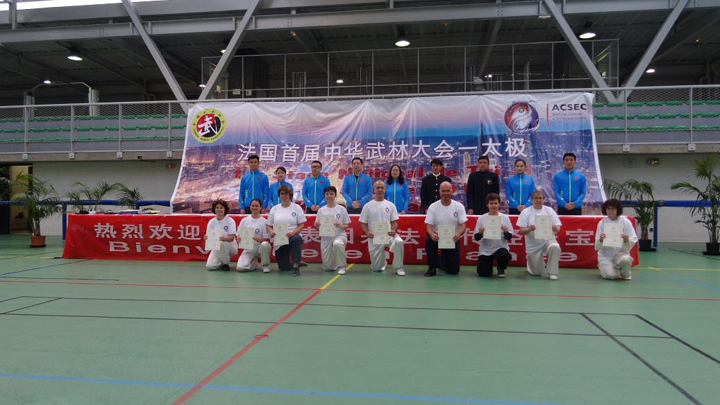 La remise des certificat de participation au Stage Tai Chi Rouen 2015