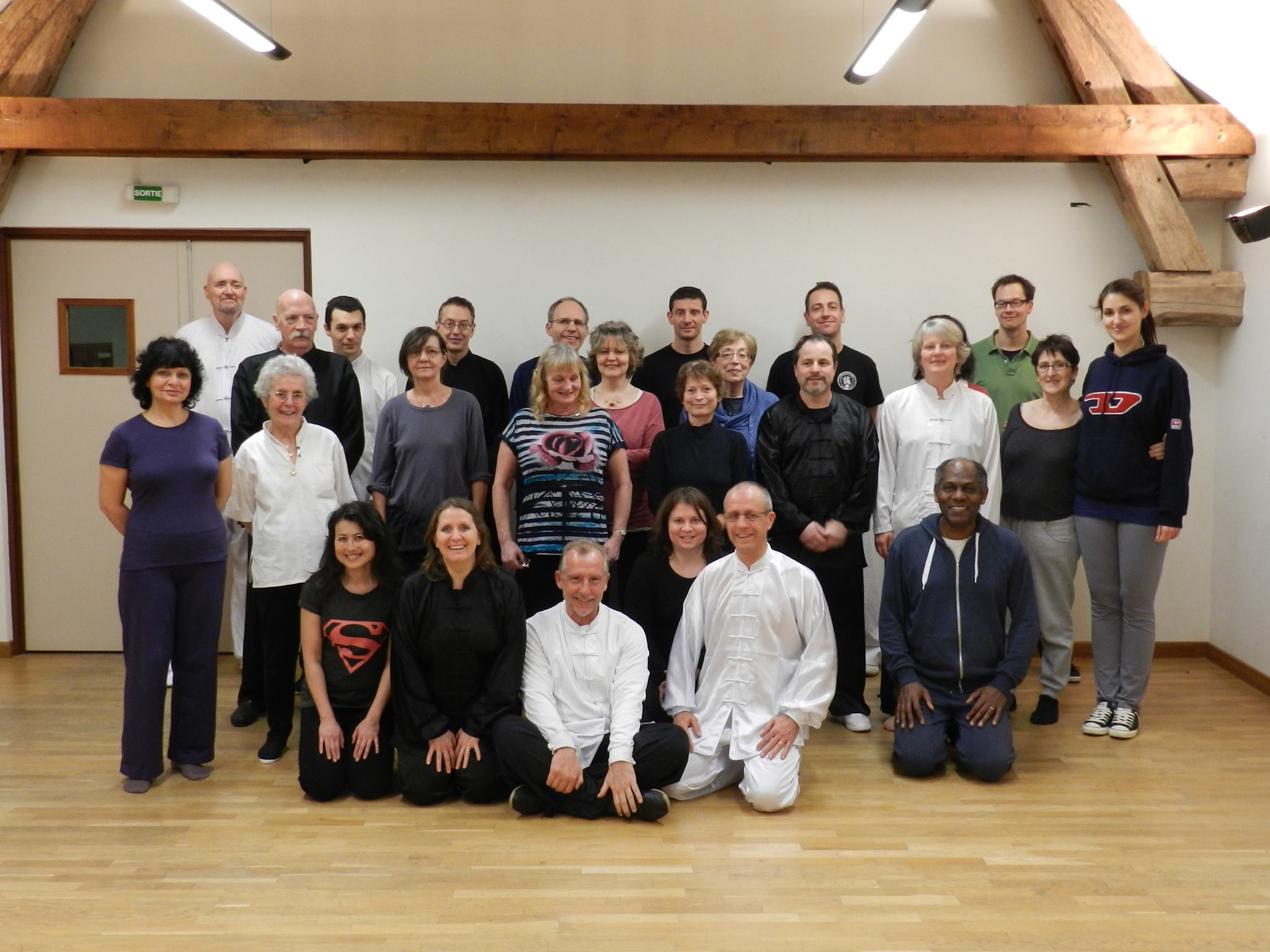 Groupe fin du stage Tai Chi Roger ITIER du 26 01 2014