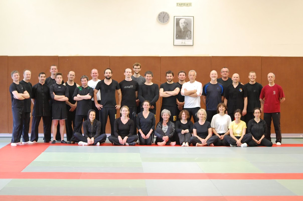 Photo de groupe Stage WUSHU Houlgate 2014 avec Roger ITIER